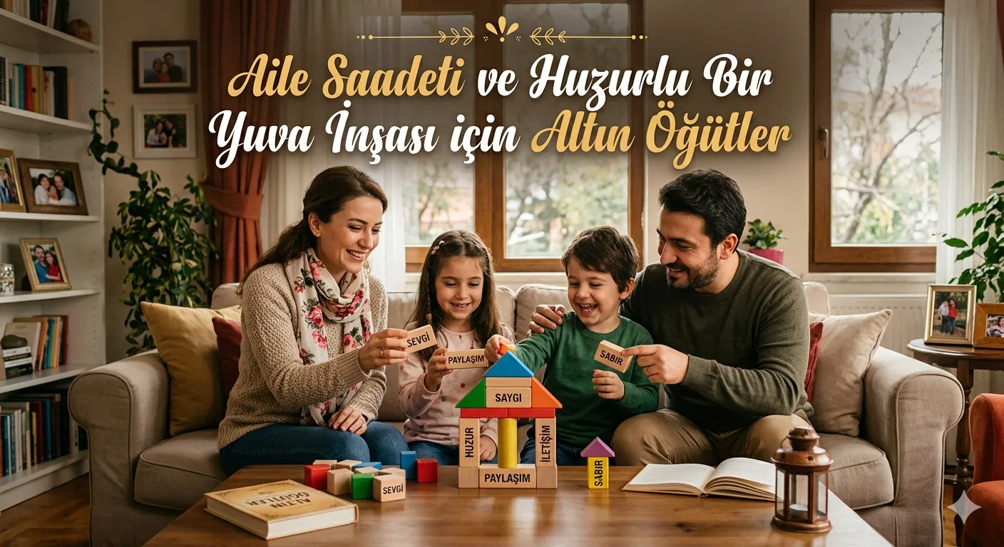 Aile Saadeti ve  Huzurlu Bir Yuva İnşası için Altın Öğütler