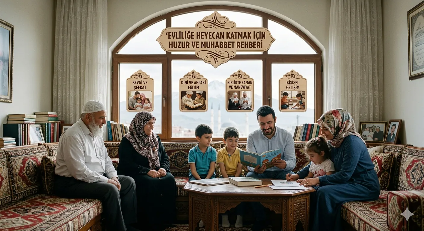 Evliliğe Heyecan Katmak için Huzur ve Muhabbet Rehberi