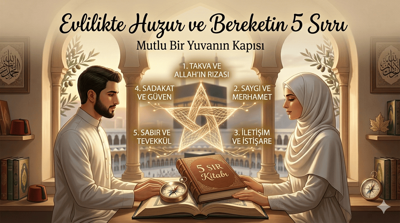 Evlilikte Huzur ve Bereket için 5 İslami Esas