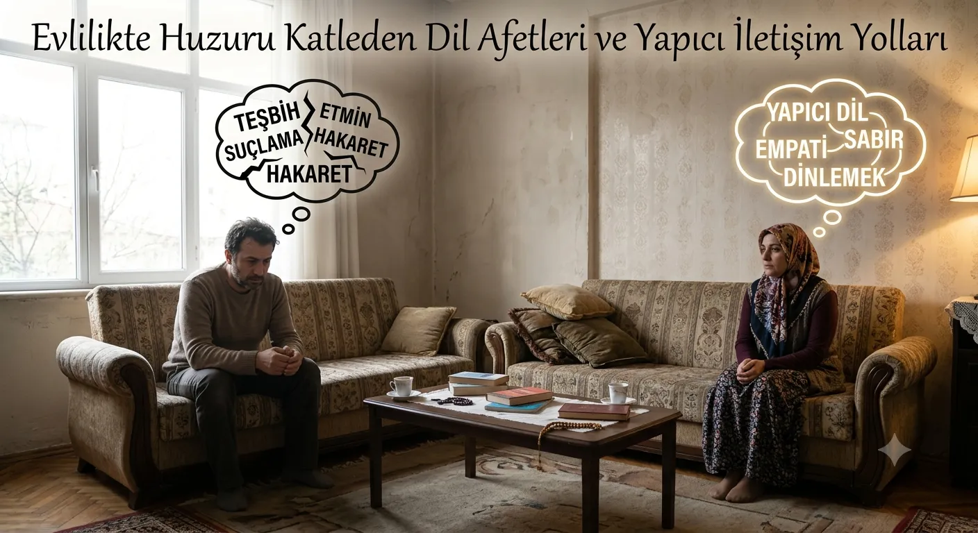 Evlilikte Huzuru Katleden Dil Afetleri ve Yapıcı İletişim Yolları