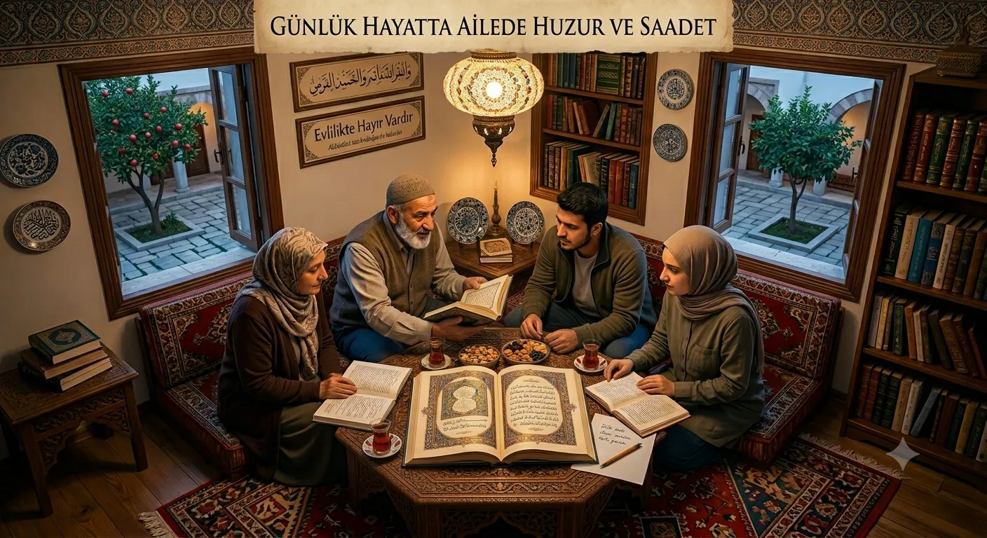 Günlük Hayatta Ailede Huzur ve Saadet
