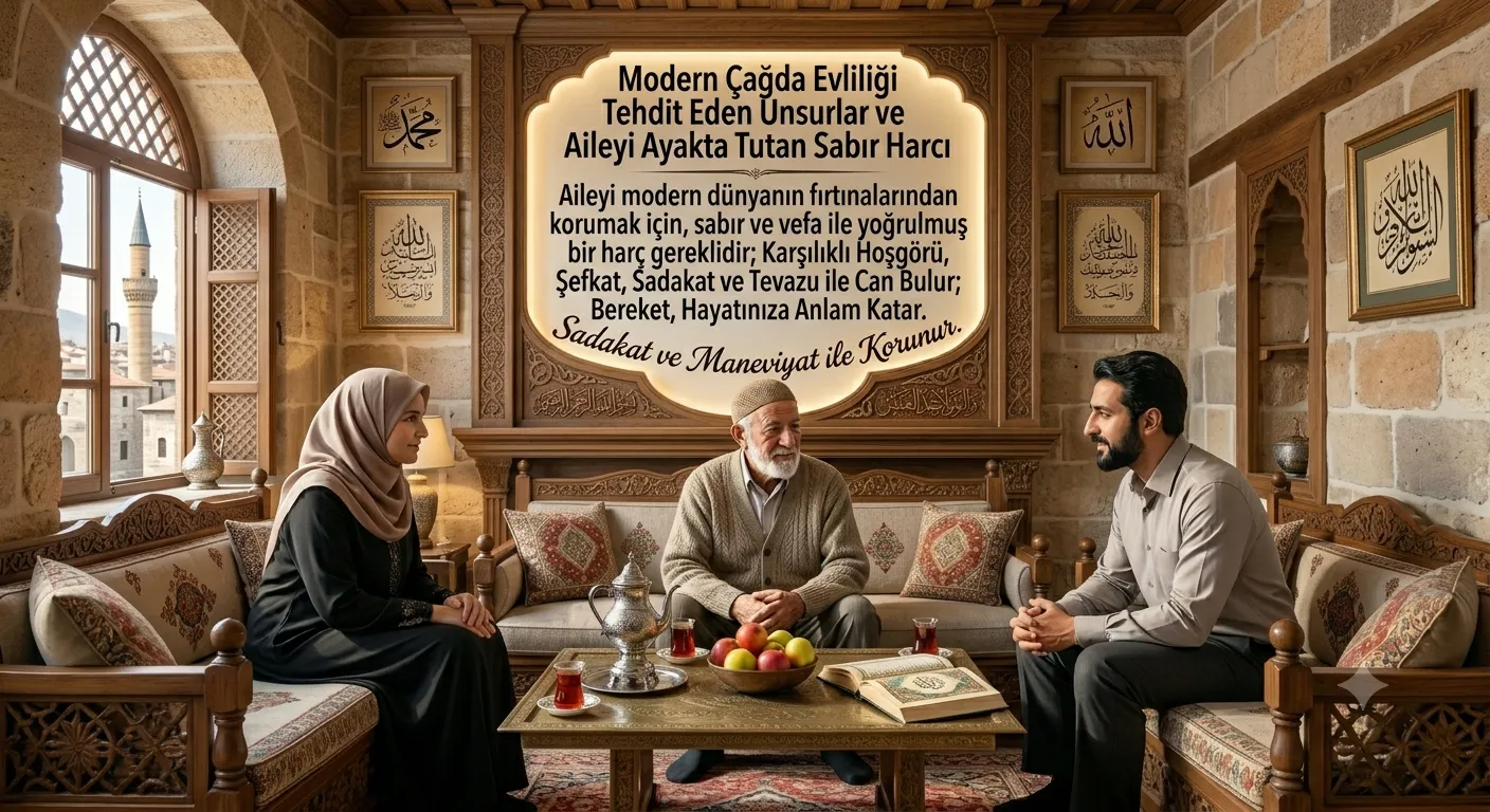 Modern Çağda Evliliği Tehdit Eden Unsurlar ve Aileyi Ayakta Tutan Sabır Harcı
